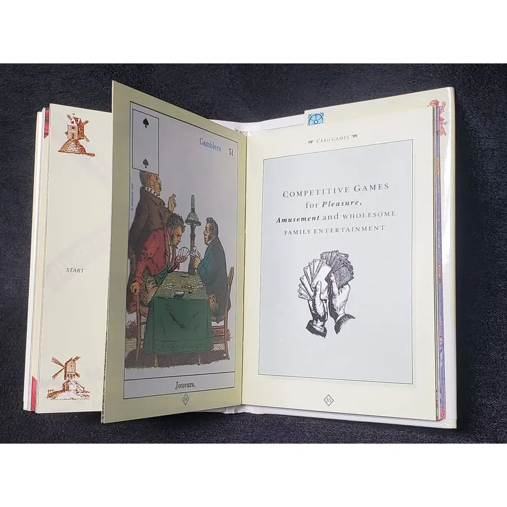 Card Games Victorian Patience & Other Games Single or Multiplayer Hardback Book